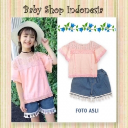 large Setelan Baju Anak Lace Salem